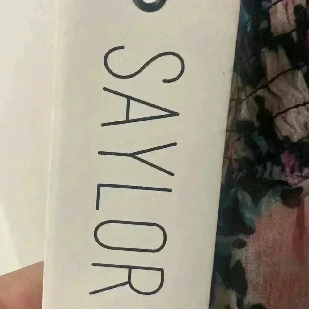 NWT Saylor Este Floral Ruffle Skirt - Picture 8 of 9